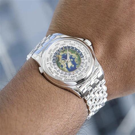 patek philippe world time mens replica|how to spot a fake Patek Philippe.